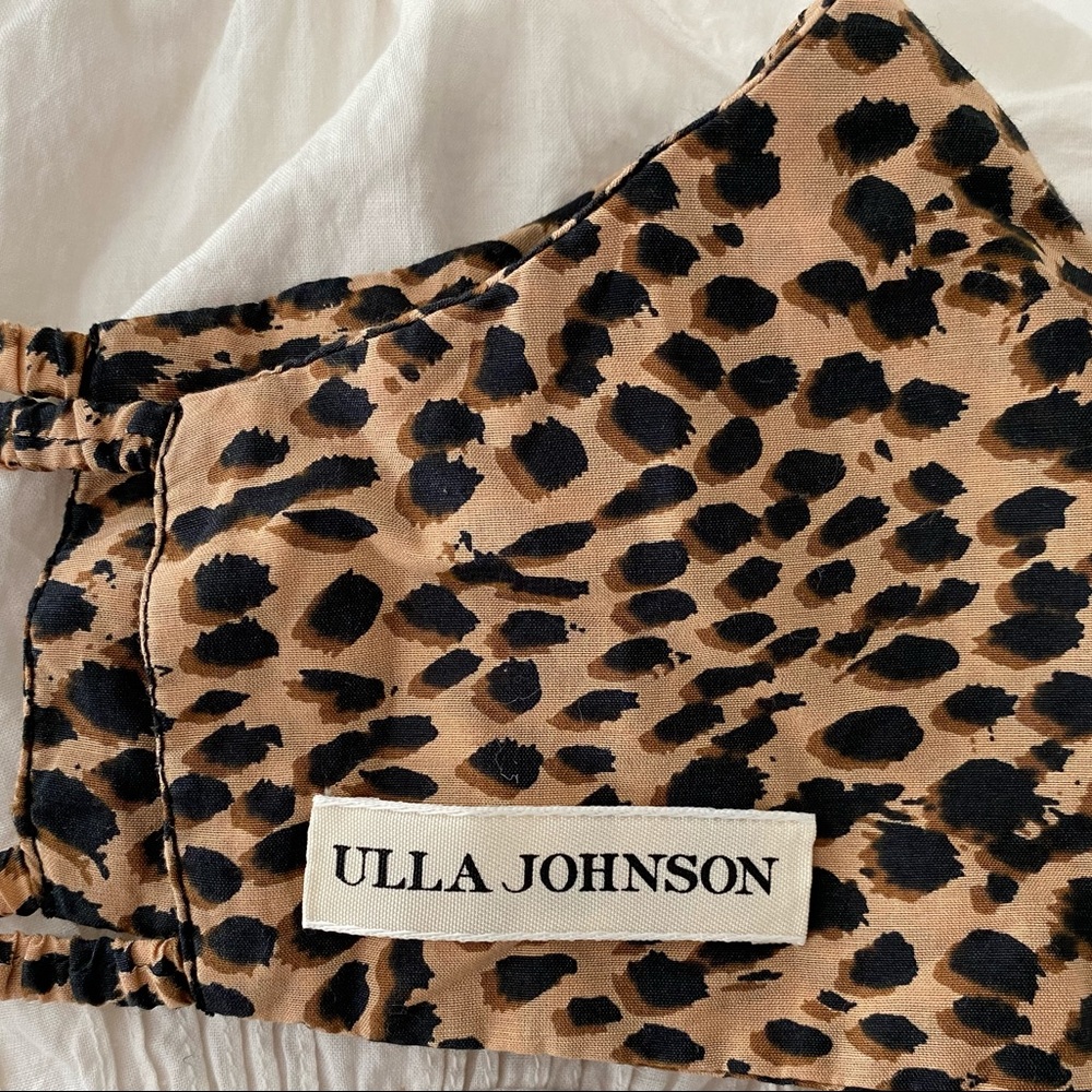 Ulla Johnson Cheetah Face Mask
